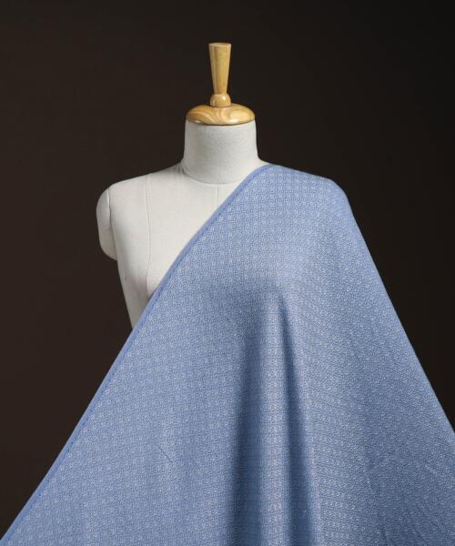 Blue - Cotton Kutch Batik Print Fabric